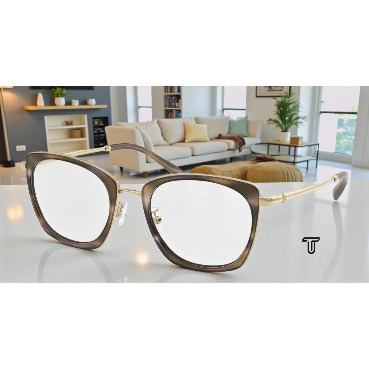 Tory Burch TY1092 2027 Purple Demo Lens 51 mm Women`s Eyeglasses