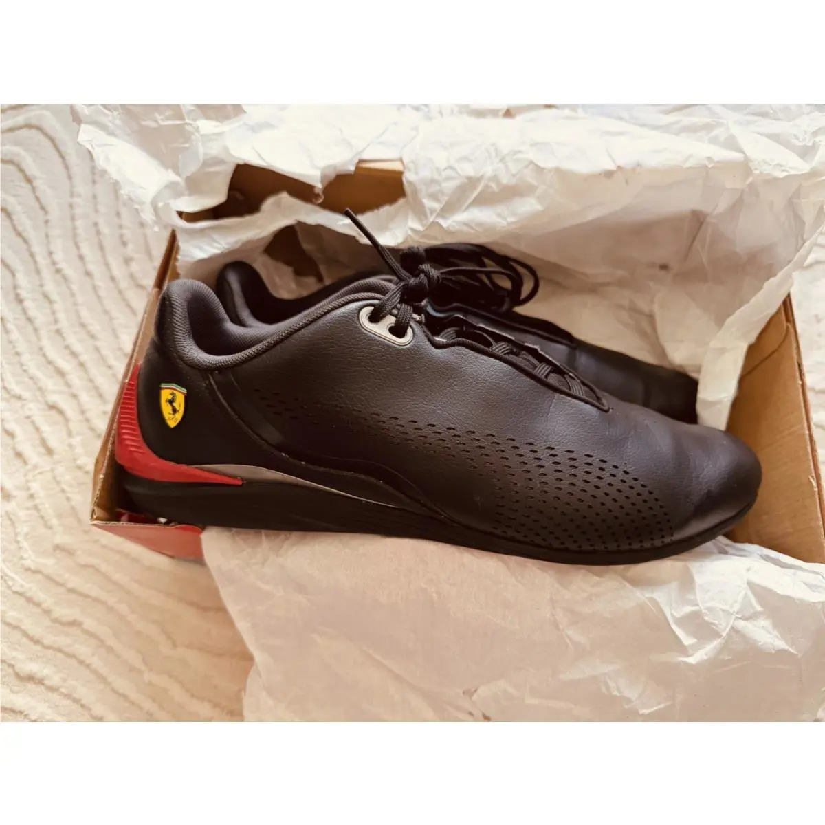Puma shoes - Suede Ferrari Joshua Vides - Suede Ferrari Joshua Vides - 307999-01 - Red 0