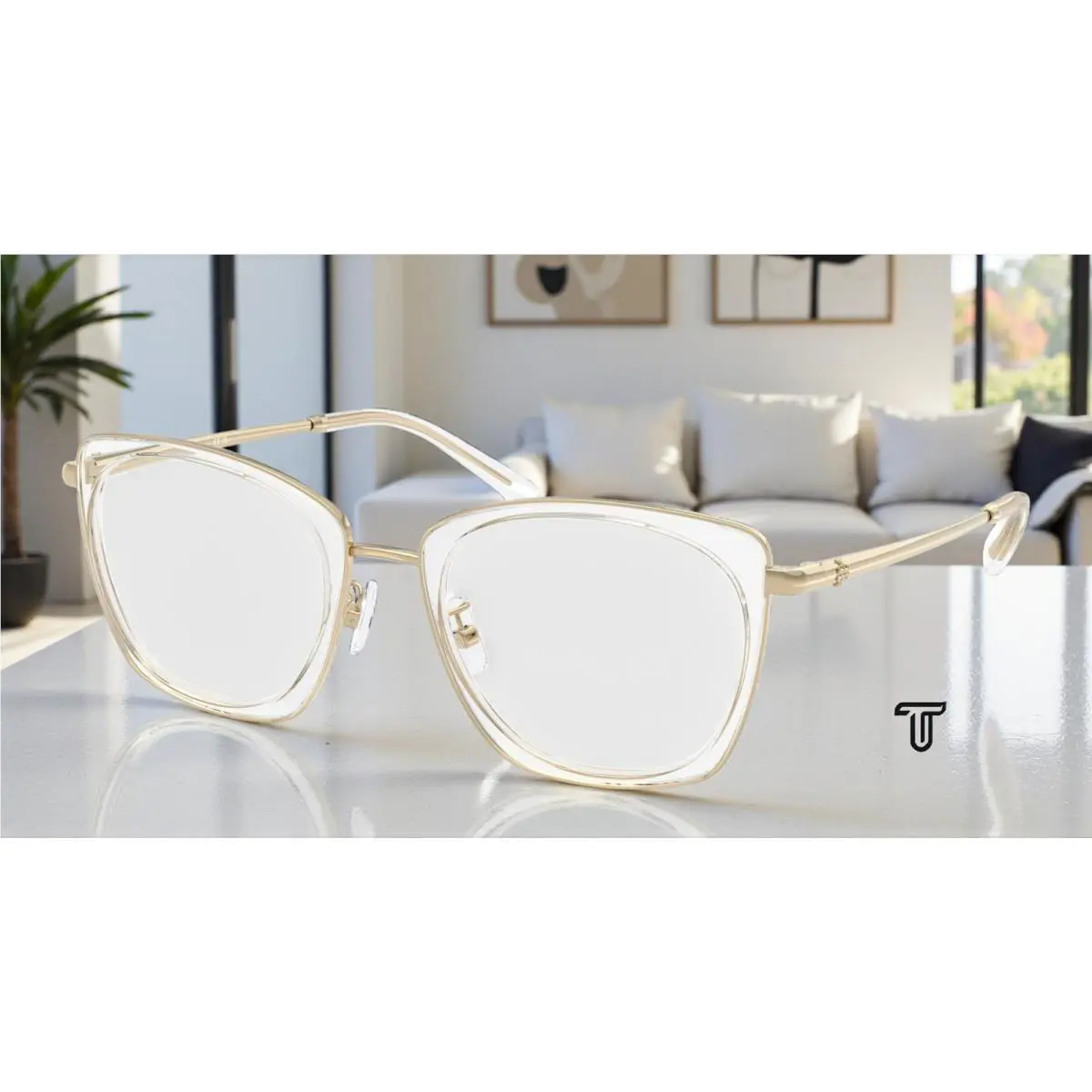 Tory Burch TY1092 1979 Clear Demo Lens 51 mm Women`s Eyeglasses