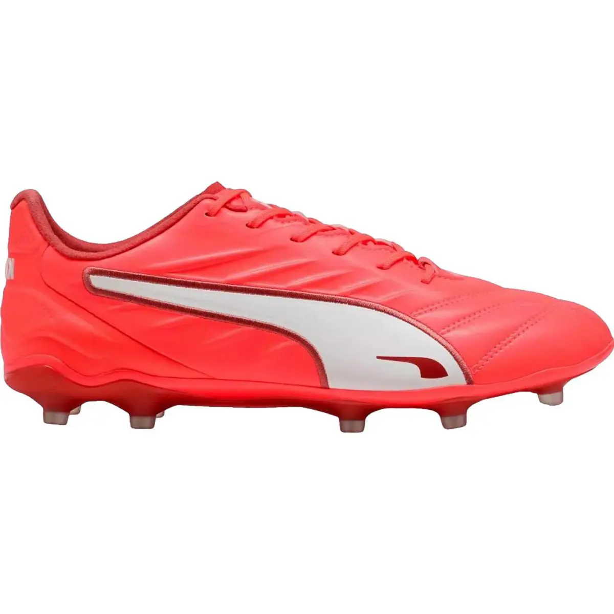 Puma King Pro Fg/ag Glowing Red / White / Red Fire 108308-01 Men`s Size 10.5 - Multicolor