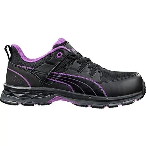 Puma Safety Stepper Low Wns Astm EH Size 5 Black-purple