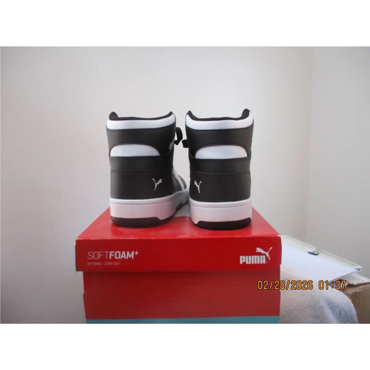 Puma shoes - PUMA Rebound LayUp - Rebound LayUp - BLACK AND WHITE (UPC: 192339798182) 1