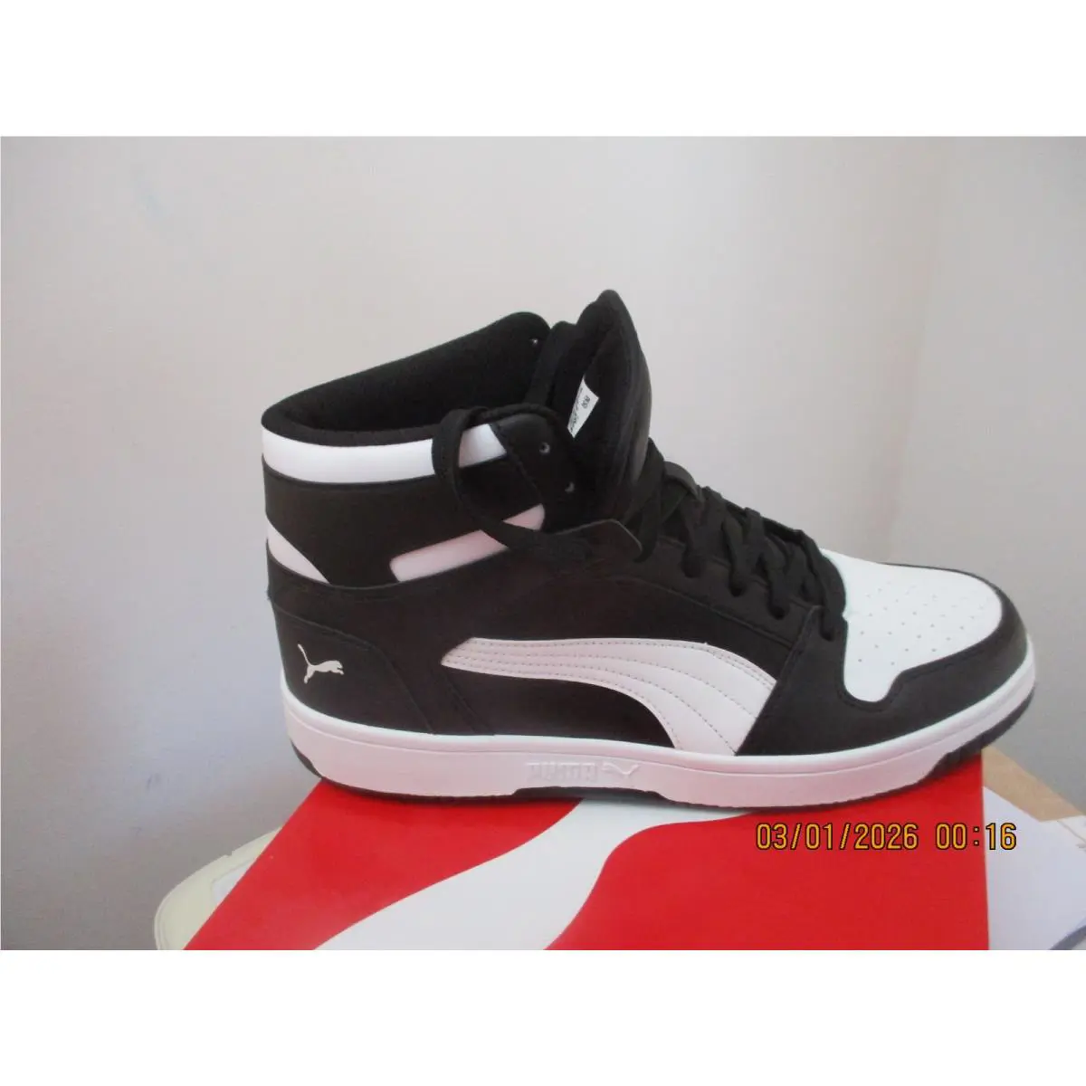 Puma shoes - PUMA Rebound LayUp - Rebound LayUp - BLACK AND WHITE (UPC: 192339798182) 6
