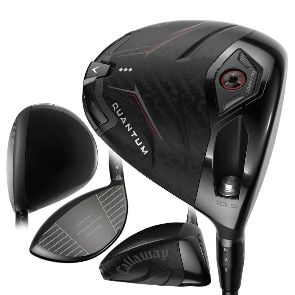 Callaway Men Quantum Triple Diamond Driver 450cc - 26 - Chrome