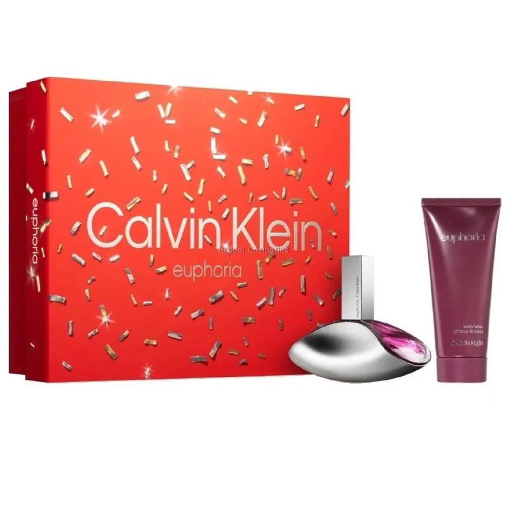 Calvin Klein Euphoria 2pc Gift Set For Women 50ml Edp + 100ml Body Lotion