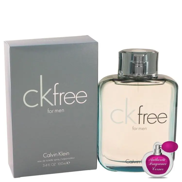 CK Free Calvin Klein 3.4 oz 100 ml Edt Eau De Toilette Spray For Men