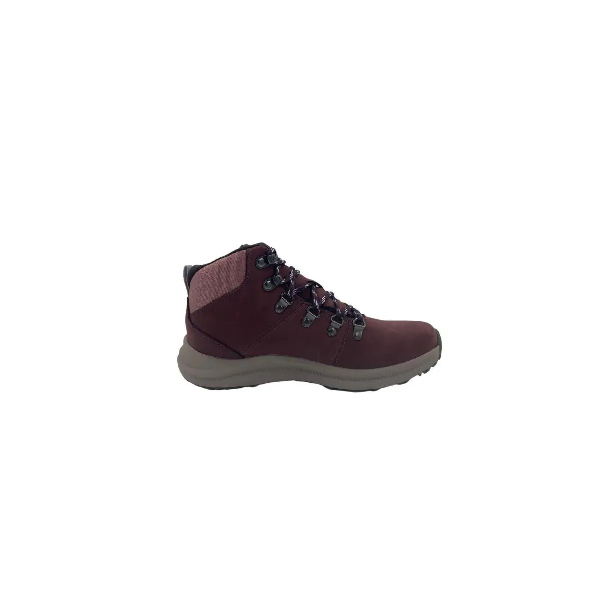 Merrell J135476 Womens Hiking Shoe Ontario 2 Mid WP Waterproof Burgundy - burgundy