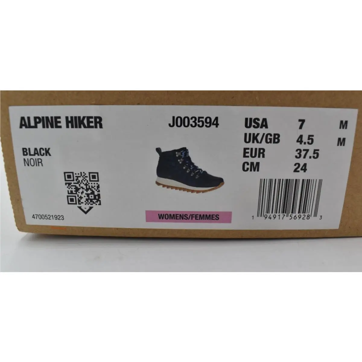 Merrell shoes - J003594 - J003594 - Black (UPC: 194917569283) 9