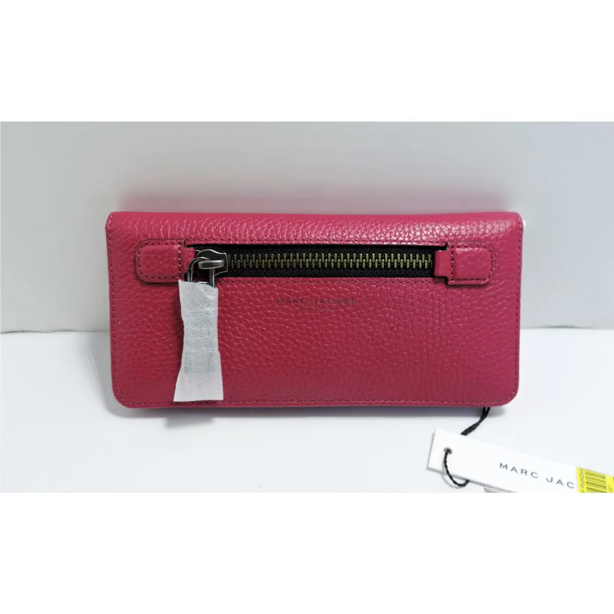 Marc By Marc Jacobs Raspberry Pebbled Leathe Small Wallet Clutch