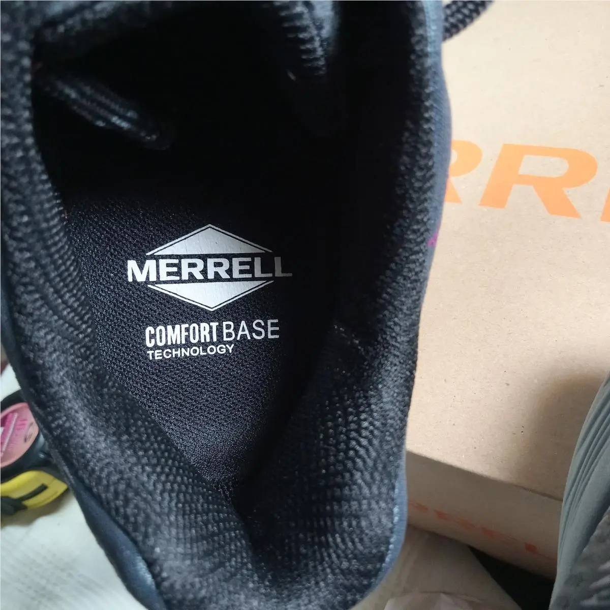 Merrell shoes - Merrell Carbon Fiber - Carbon Fiber - J005174 - black & fushia 8