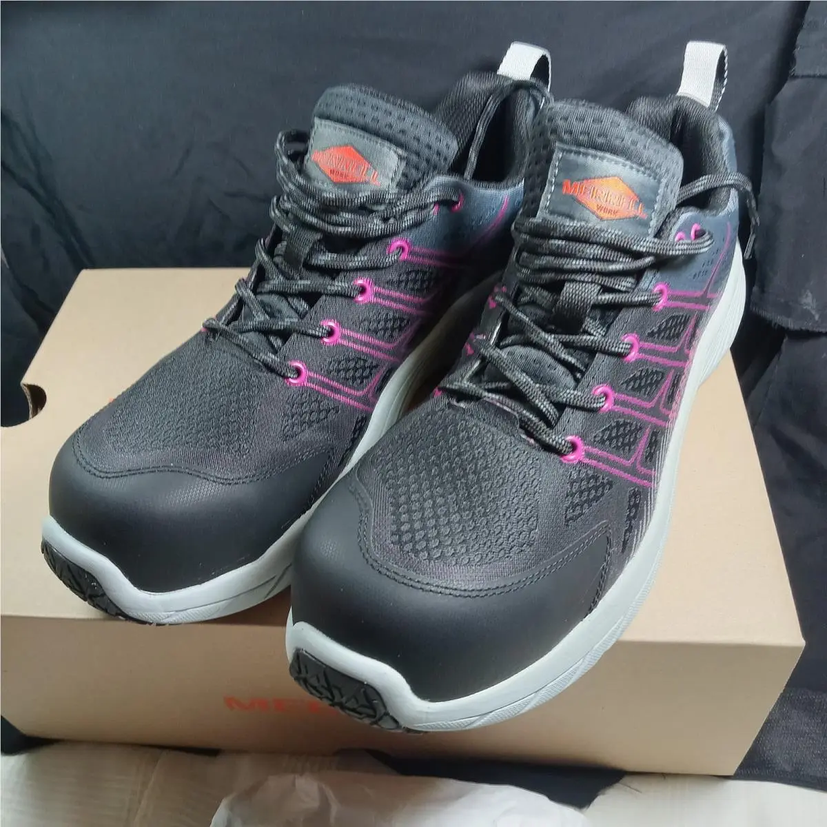 Merrell shoes - Merrell Carbon Fiber - Carbon Fiber - J005174 - black & fushia 2
