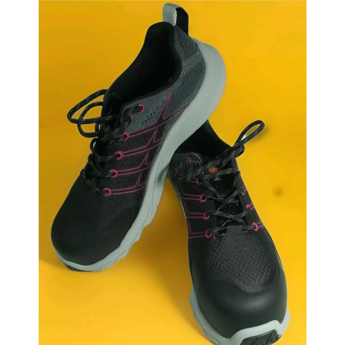 Merrell Moab Flight Carbon Fiber Toe Women`s Sneakers Black Fuchsia 8.5 M