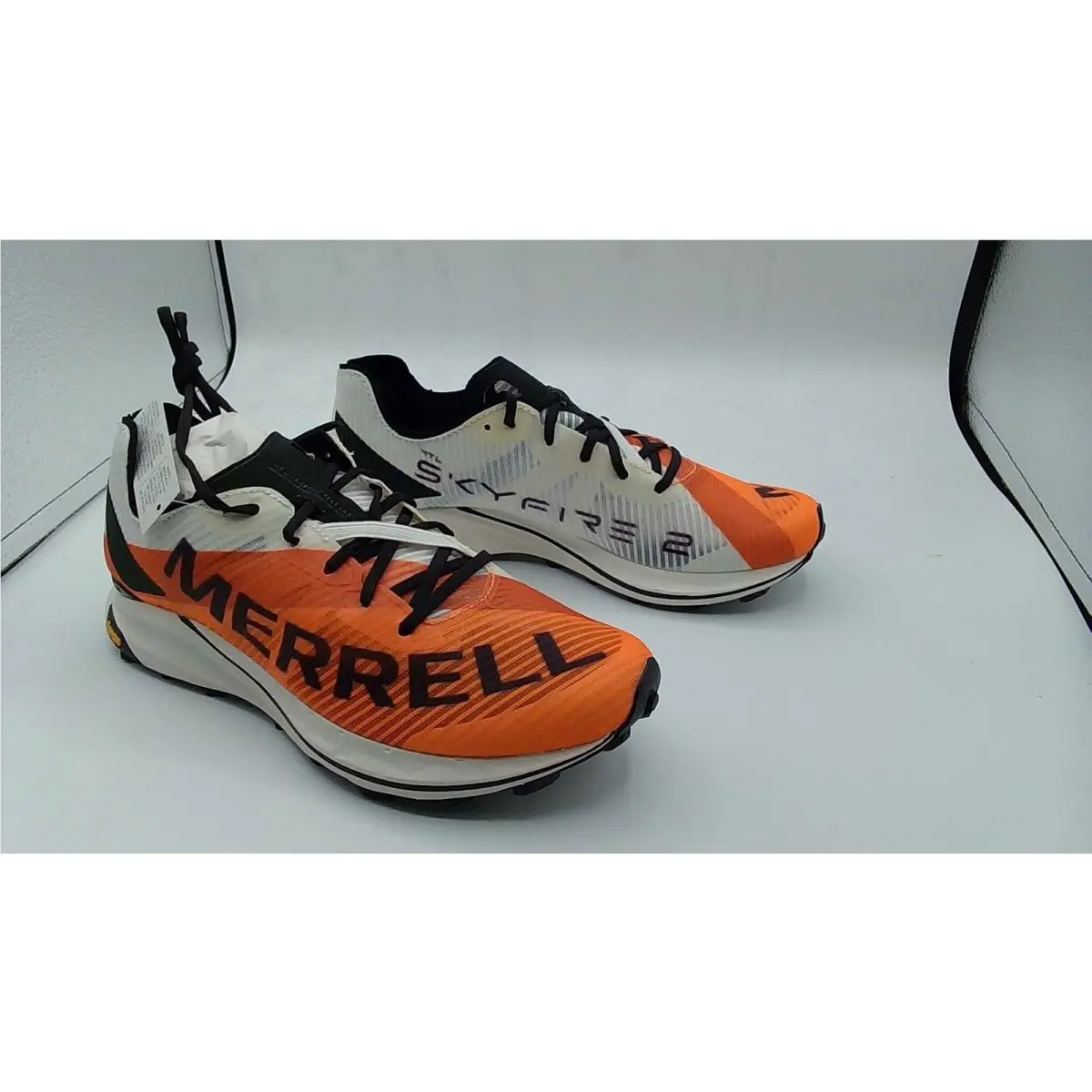 Merrell Mtl Skyfire 2 Orange Trail Running Sneakers Vibram Men`s 8 J067569