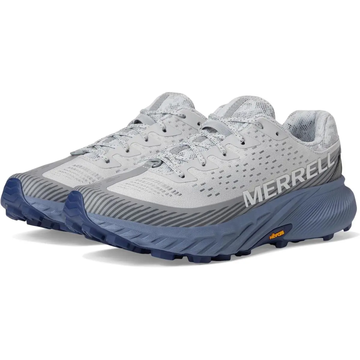 Merrell Agility Peak 5 Mens Trail Running Shoes Sneakers Size 11 Grey J068347 - Gray