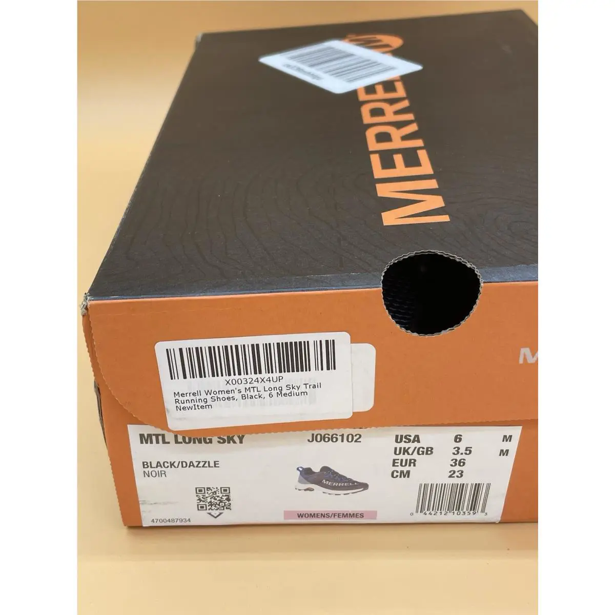 Merrell shoes - Sky Trail - Sky Trail - J066102 - Black / Dazzle (UPC: 044212103692) 5