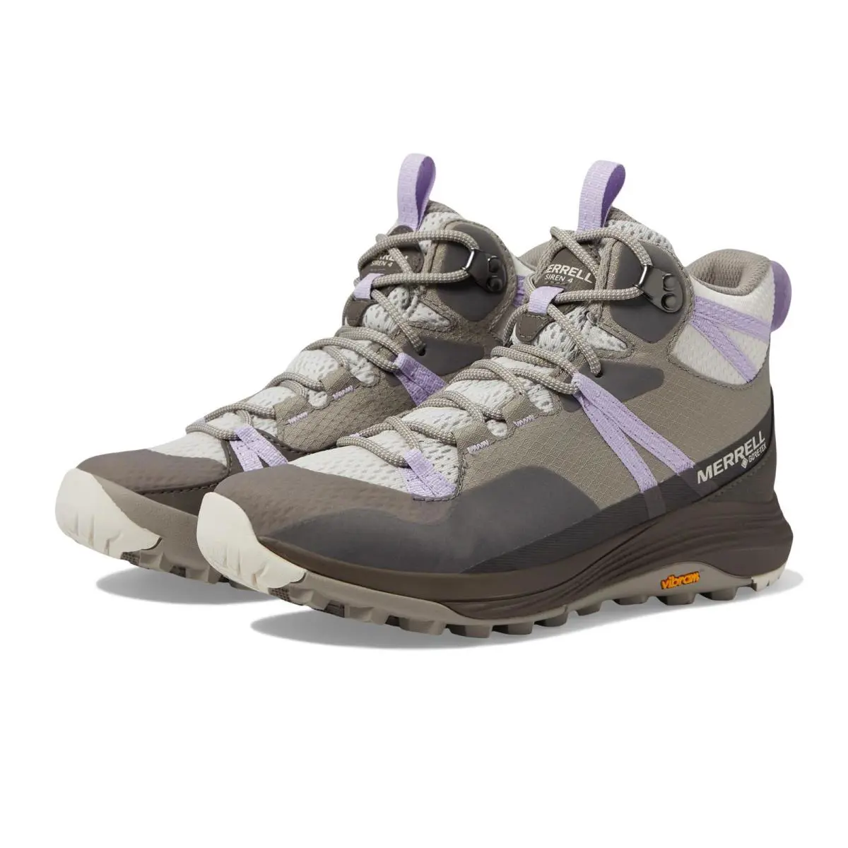 Merrell Siren 4 Mid Gore-tex Women`s Hiking Shoes Moon/orchid 10.5 M - Multi