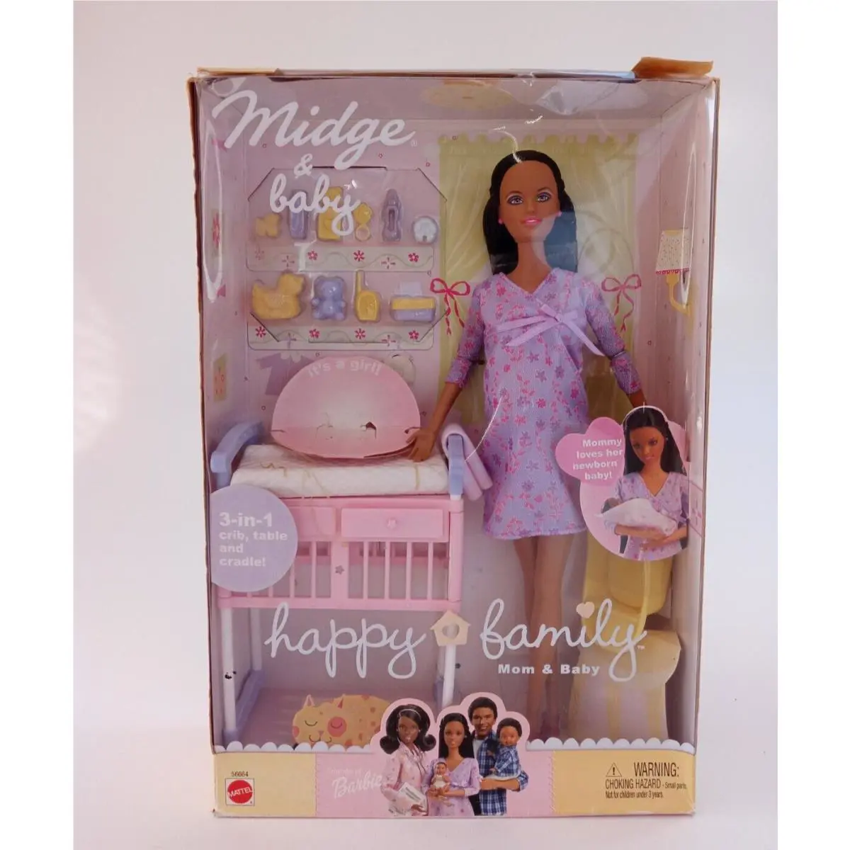 Barbie Midge Baby Happy Family Pregnant African American Mattel