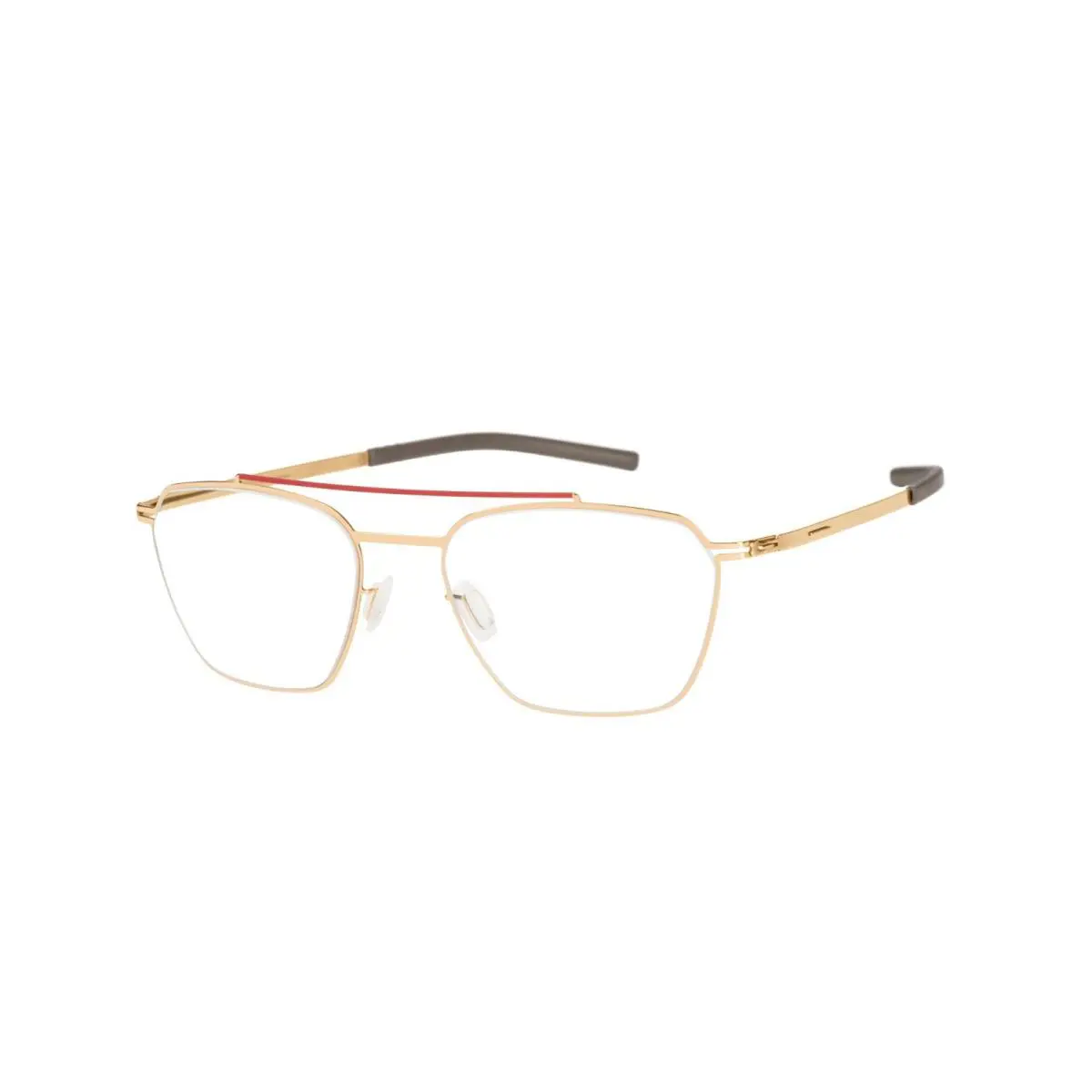 IC Berlin Lotso Square Rogochi Rose Gold 49 mm Unisex Eyeglasses Frame - Frame: Rose Gold