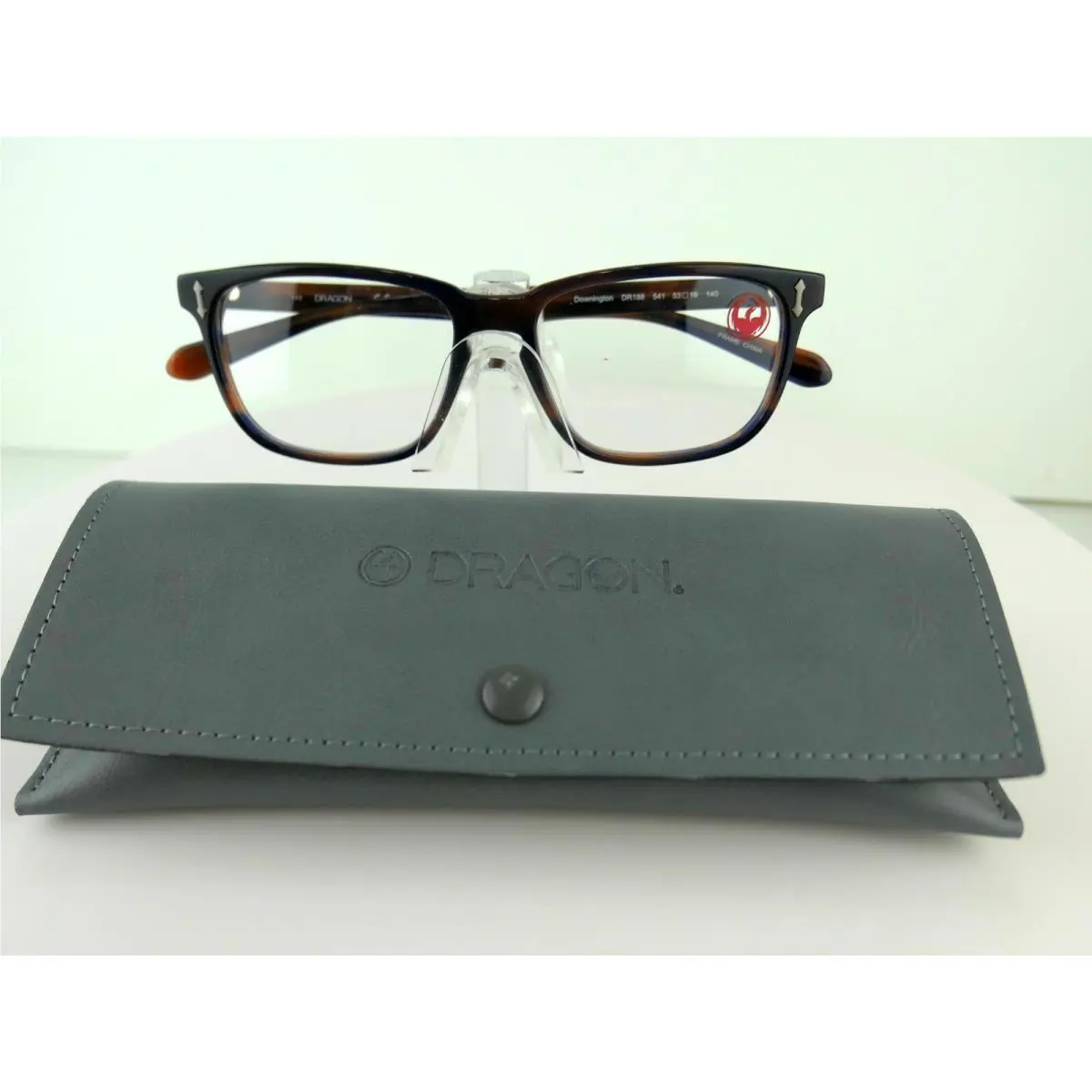 Dragon DR 188 Downington 541 Royal Horn 53 x 16 145 Eyeglass Frames