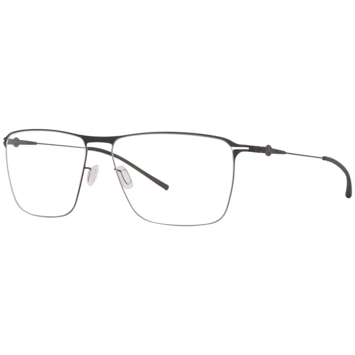Ic Berlin X Mercedes-benz MB-08 Eyeglasses Frame Men`s Black Full Rim 56mm