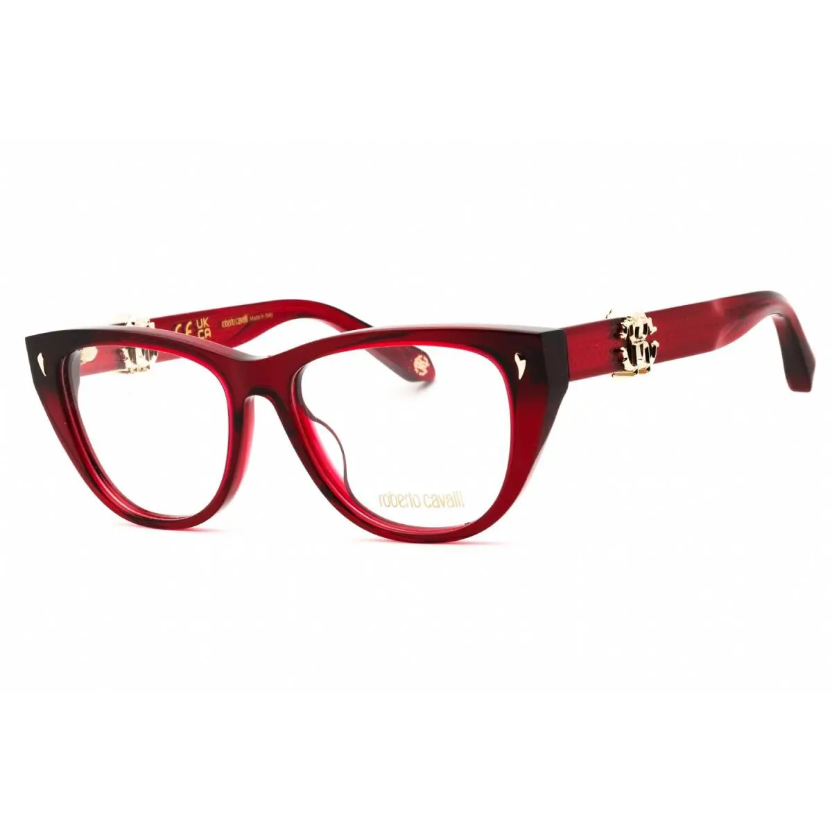 Roberto Cavalli VRC045 0954 Eyeglasses Burgundy Frame 54mm
