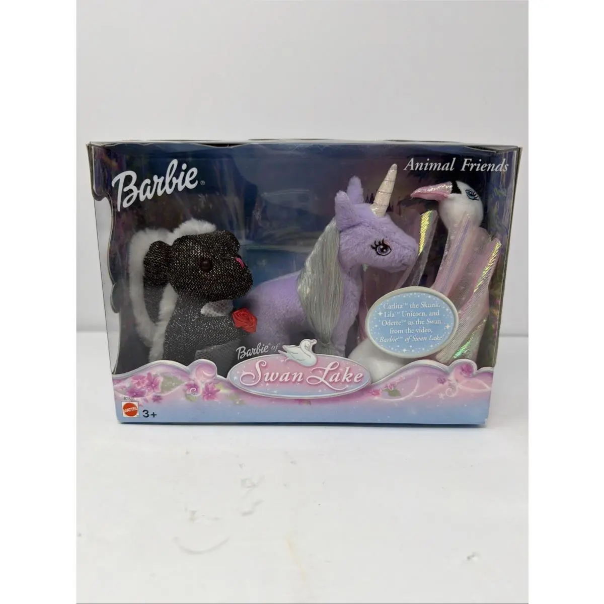 Barbie Swan Lake Animal Friends Odette Carlita Lila Mattel 2003 B2831 Rare