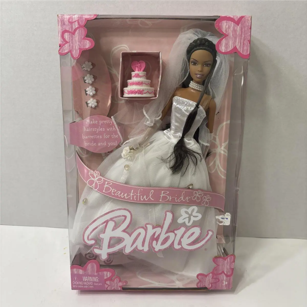 2004 Beautiful Bride Barbie Doll - African American Version G9072 Read