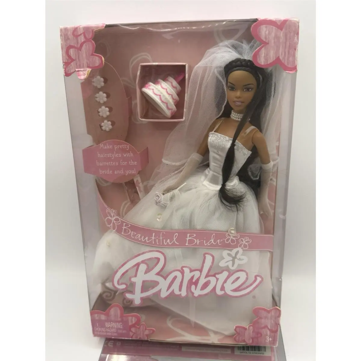 2004 Beautiful Bride Barbie Doll African American Version G9072