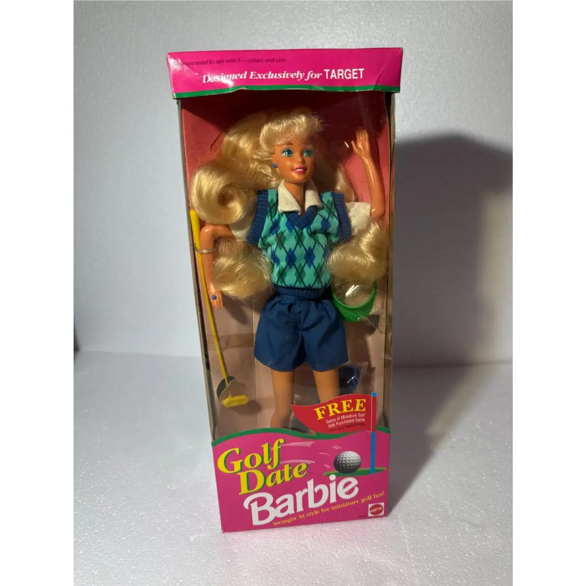 Vintage 1992 Golf Date Barbie Doll Target Exclusive Nrfb Mattel