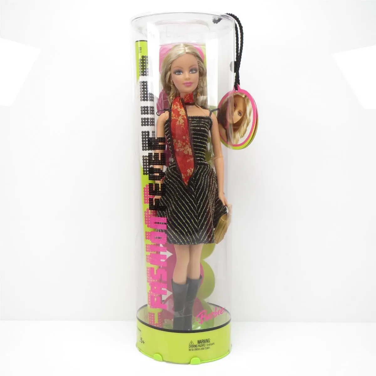 Fashion Fever Barbie 2004 H0644 Black Gold Dress
