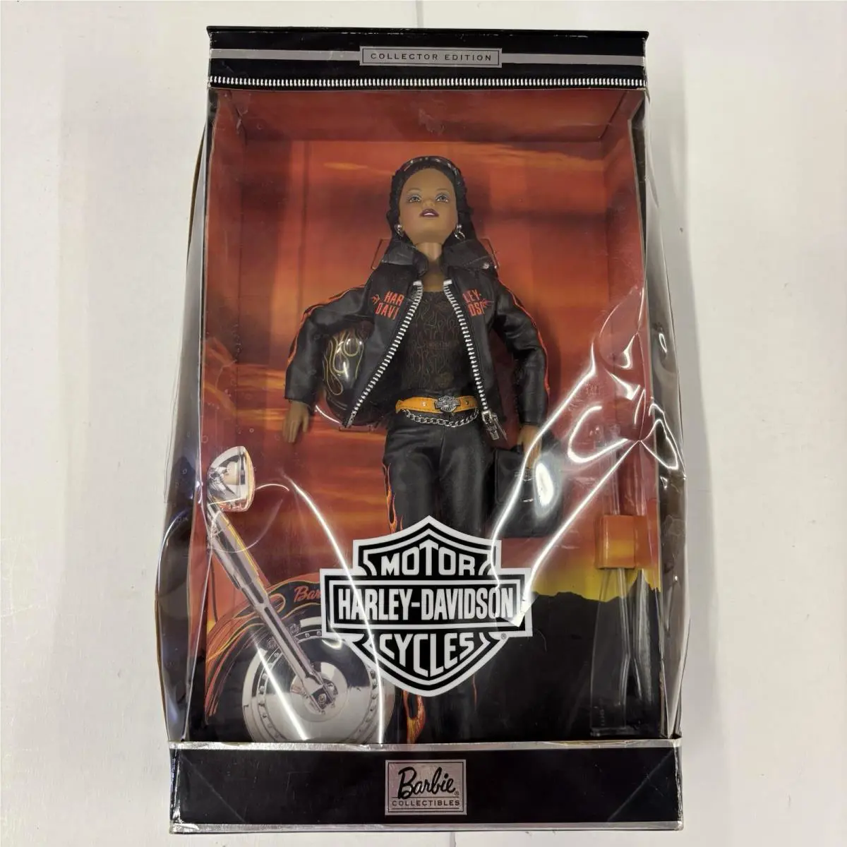 Barbie Harley Davidson Black African American 2000 Nrfb Exc Collectors Edition