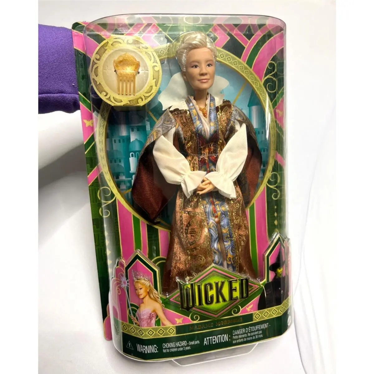 Mattel Wicked Movie Madame Morrible Doll Url Misprint Error Box Collectors Item