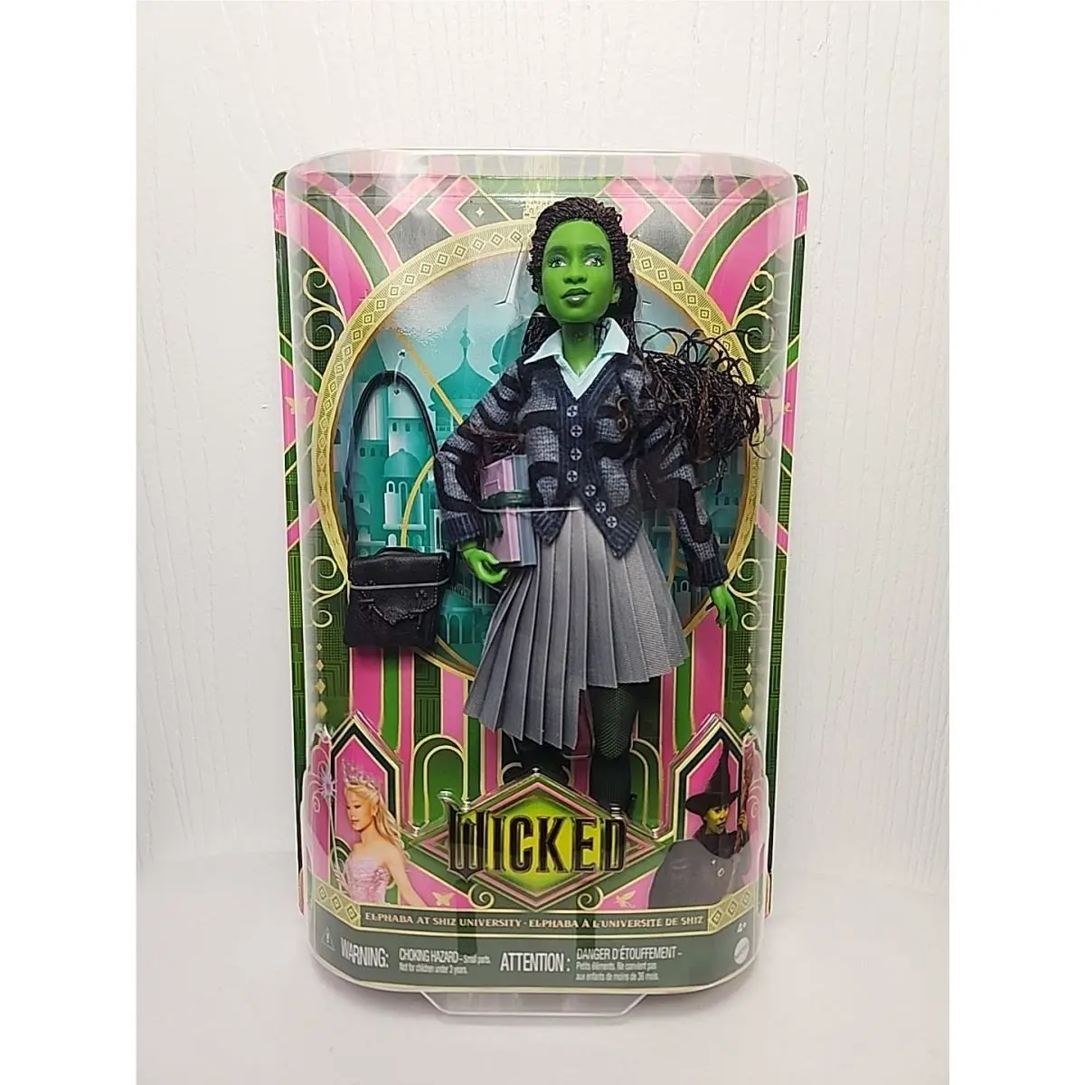 Wicked Elphaba At Shiz University Doll with Accessories Mattel Url Misprint 2024