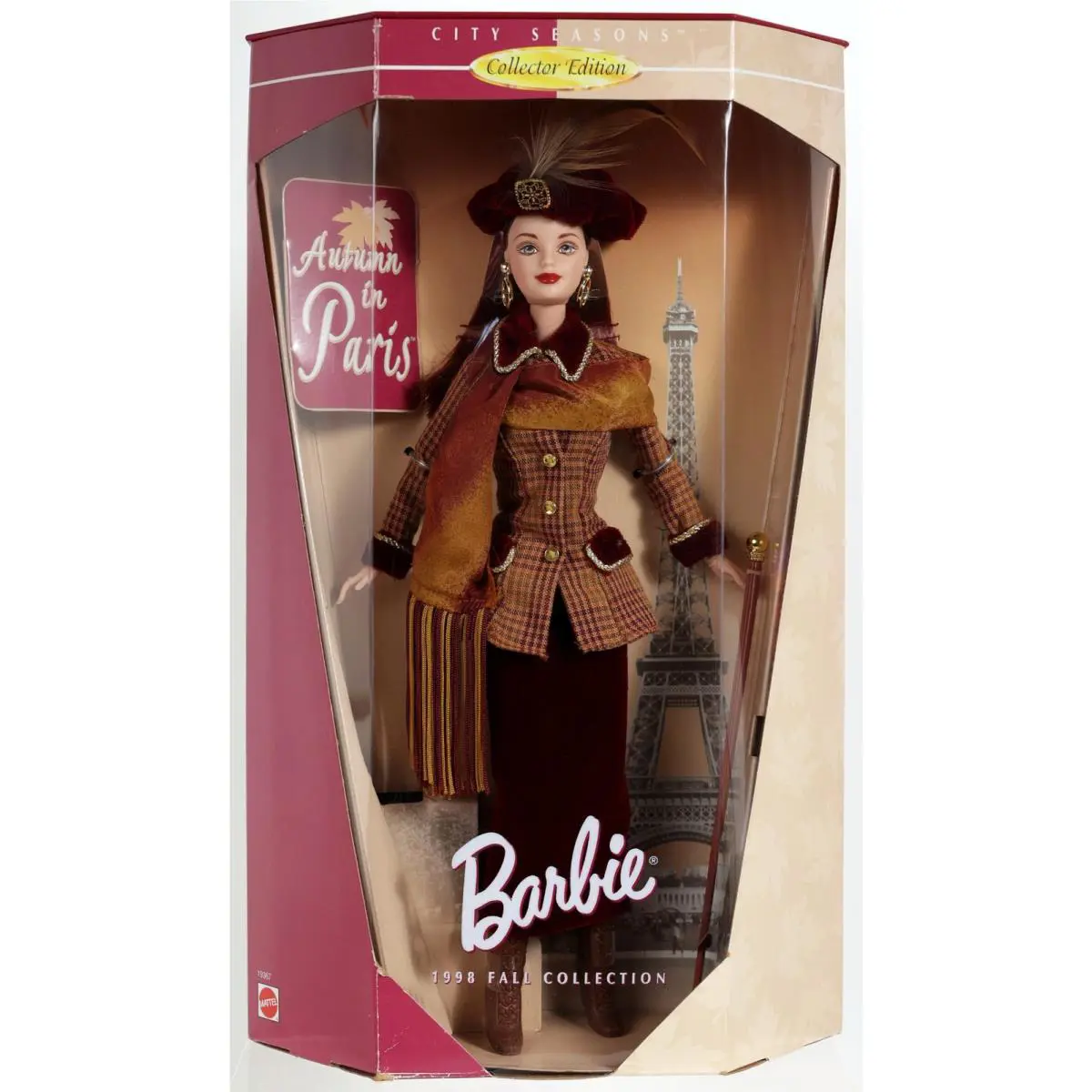 Autumn in Paris Barbie City Seasons Collector Edition Doll - 19367 Nrfb 1997