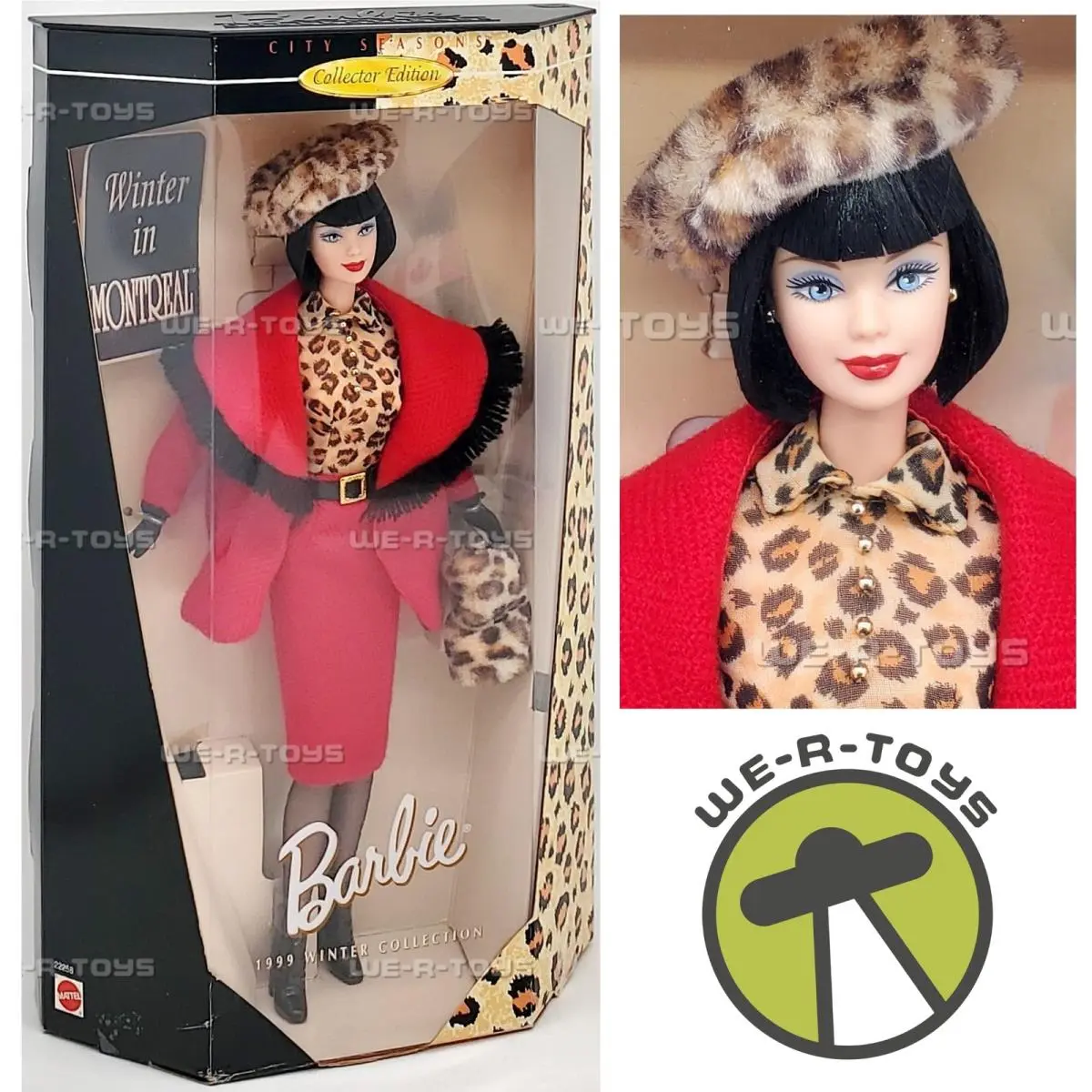 Winter in Montreal City Seasons Barbie Doll 1999 Mattel 22258