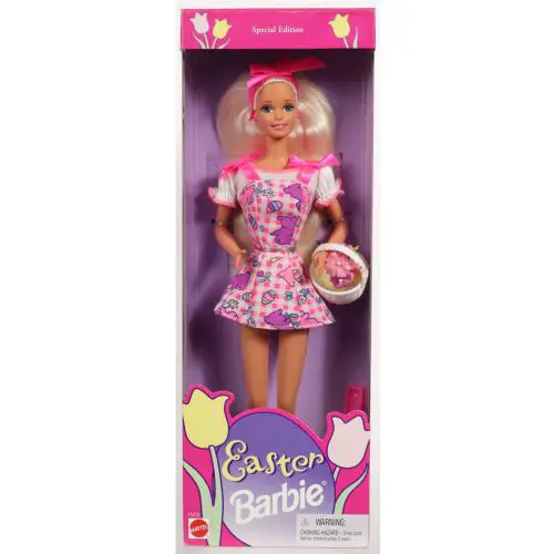 Easter Barbie Doll Special Edition - 16315 Never Removed From Box 1996 Mattel