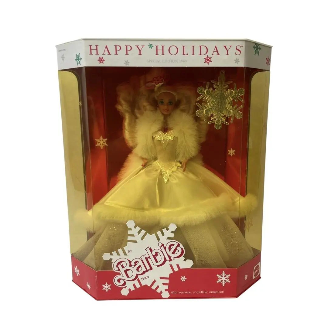 1989 Happy Holidays Barbie Doll Special Edition