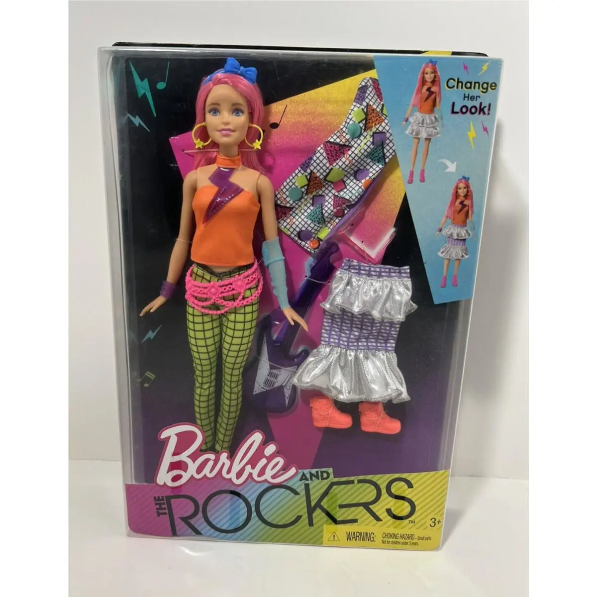 Barbie and The Rockers Change Hair Look Doll Accessories Gift Set 2017 Mattel