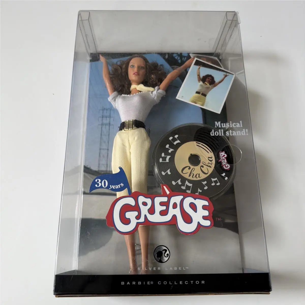 New- Cha Cha 2007 Grease 30th Anniversary Silver Label Barbie Race Day Damaged