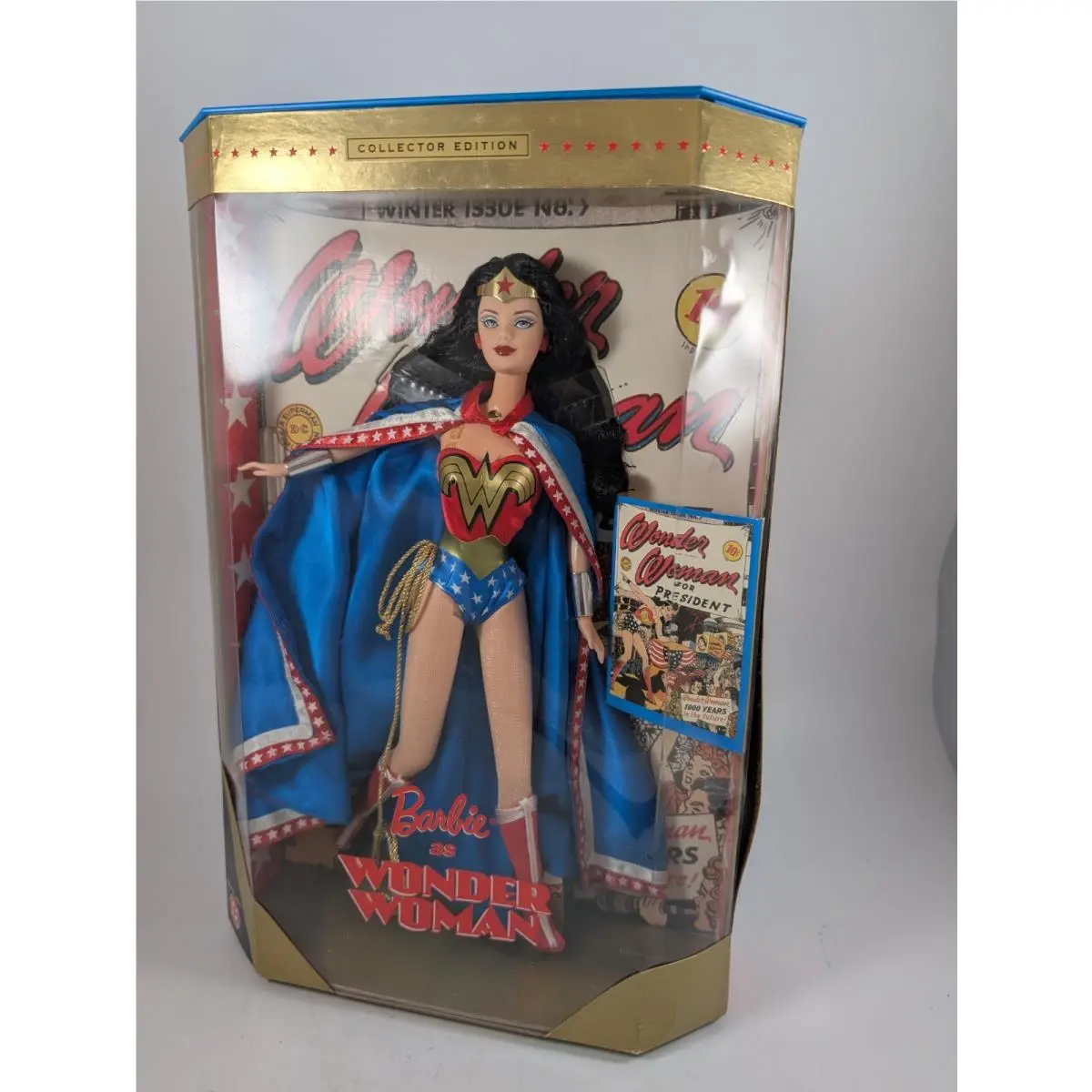 Nrfb Mattel Collector Edition 1999 Wonder Woman Barbie Doll