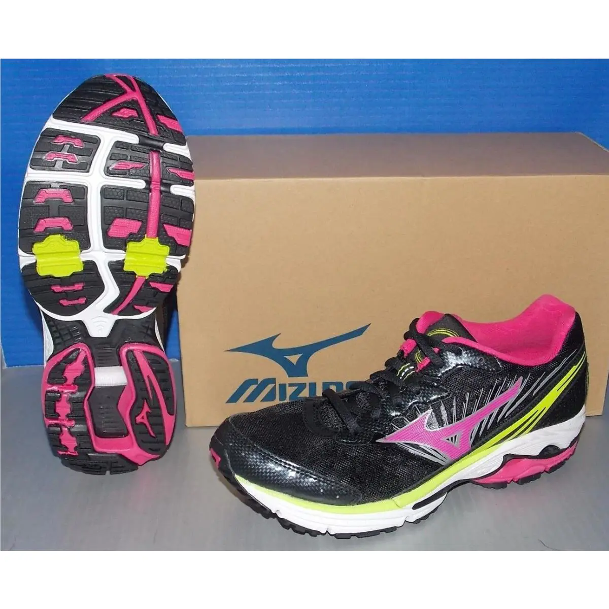Mizuno shoes - MIZUNO WAVE RIDER 16 - WAVE RIDER - Black (UPC: 041969428870) 0