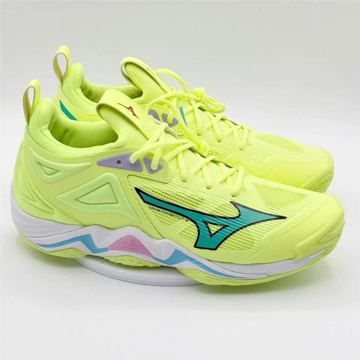 Mizuno Wave Momentum 3 Volleyball Shoes Size 12 Mens Volt Yellow