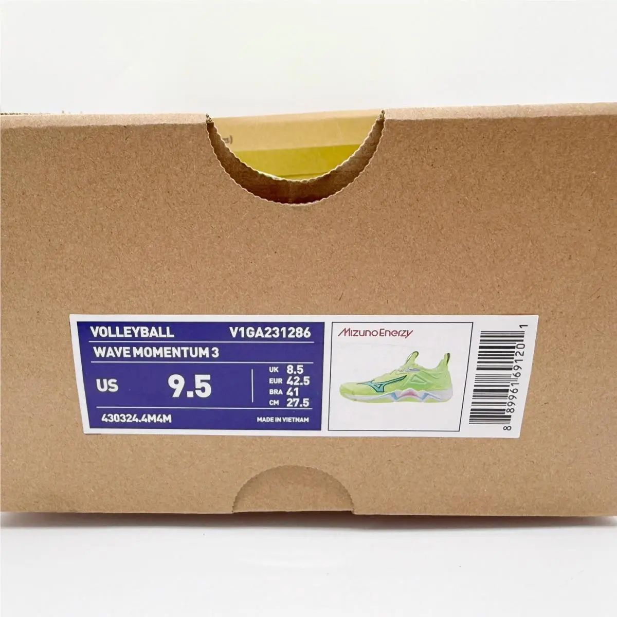 Mizuno shoes - Wave Momentum 3 - Wave Momentum - V1GA231286 - Yellow (UPC: 889961691201) 8