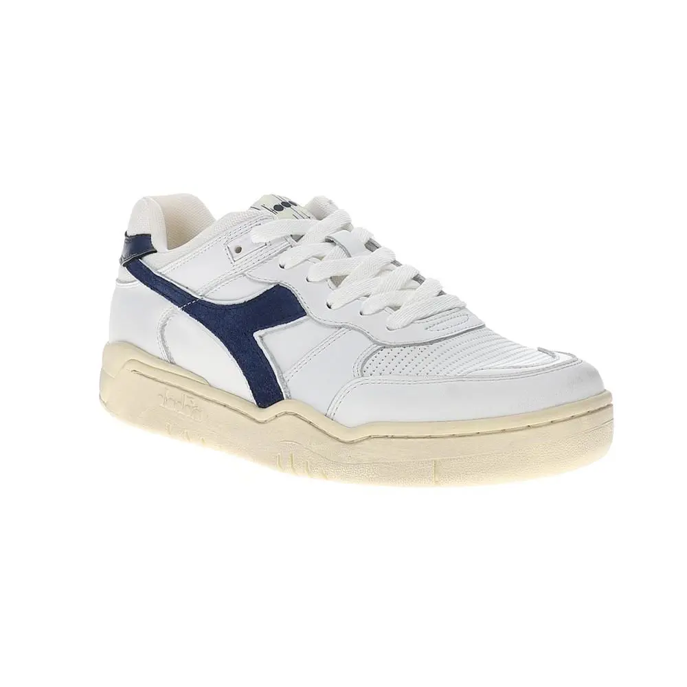 Diadora shoes - diadora B.560 Used Lace Up - 180117-C1494 - Blue, White 0