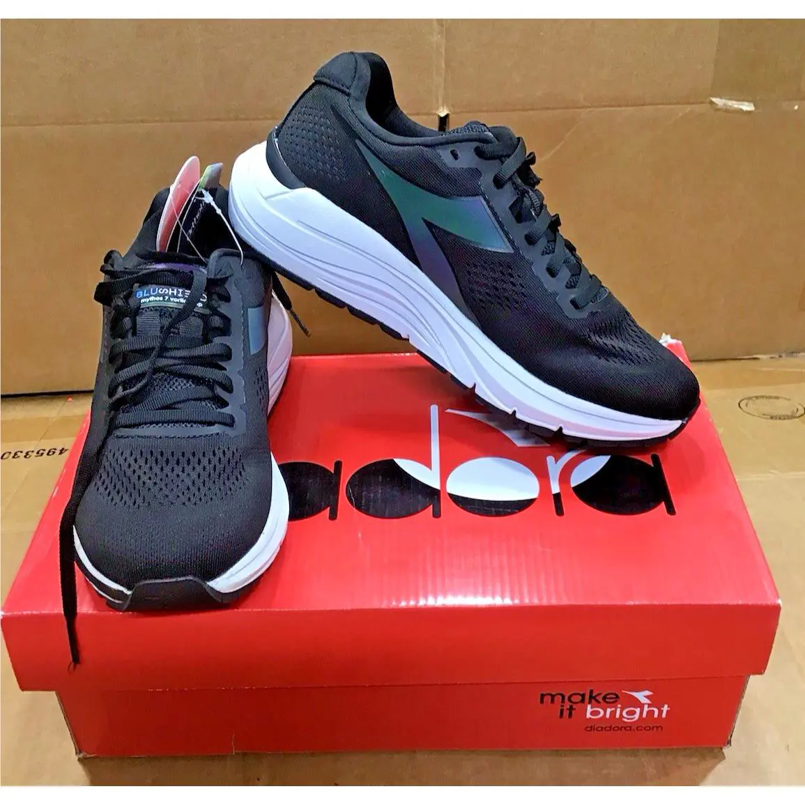 Diadora shoes - Diadora Mythos Blushield 7 - Mythos Blushield - 178056-C7406 - Black 8
