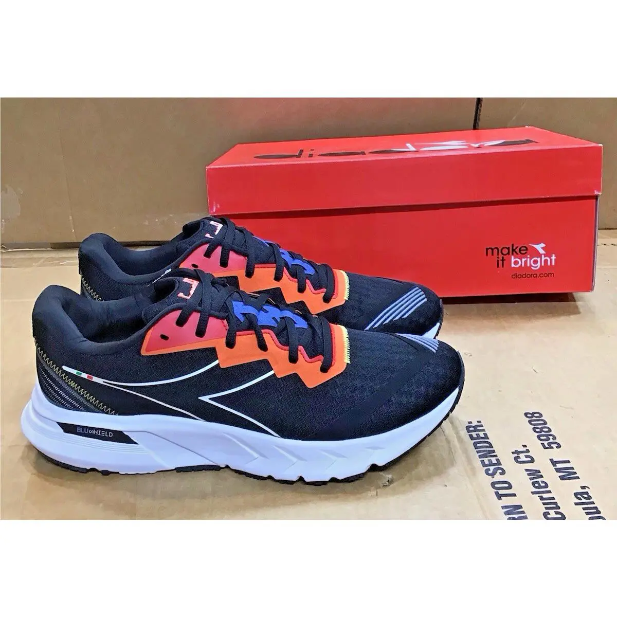 Diadora shoes - diadora Mythos Blushield Volo 2 Running - 178071-C9818 - Black 4