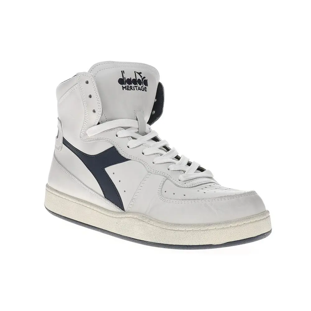 Diadora shoes - diadora Mi Basket Used High Top - 158569-C1494 - White 0
