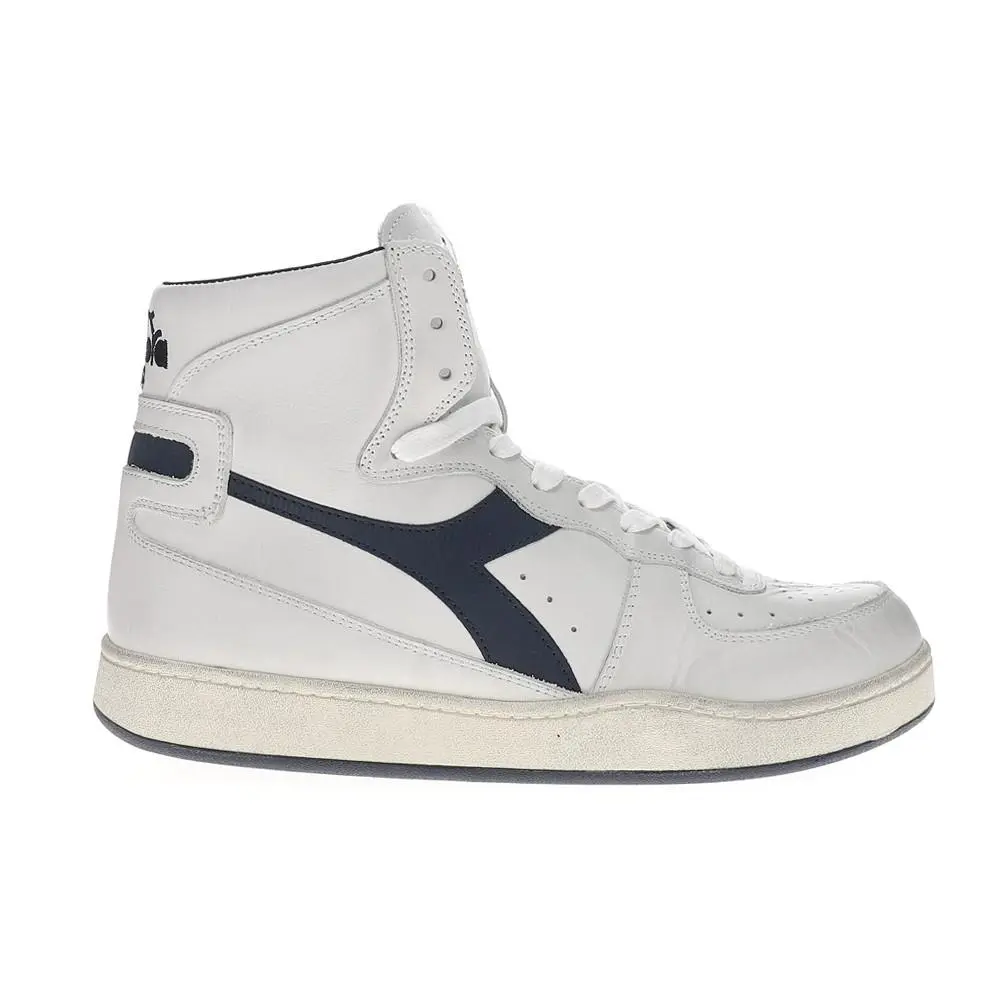 Diadora shoes - diadora Mi Basket Used High Top - 158569-C1494 - White 4