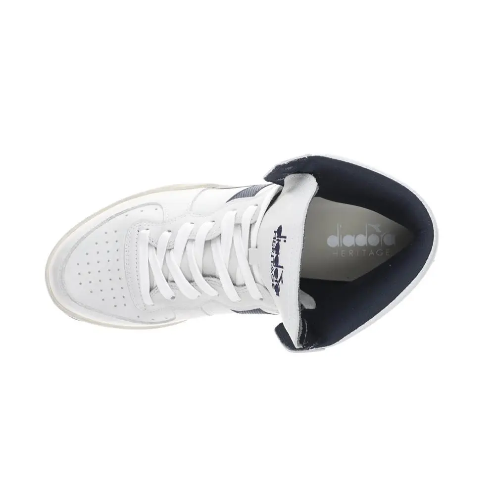 Diadora shoes - diadora Mi Basket Used High Top - 158569-C1494 - White 7