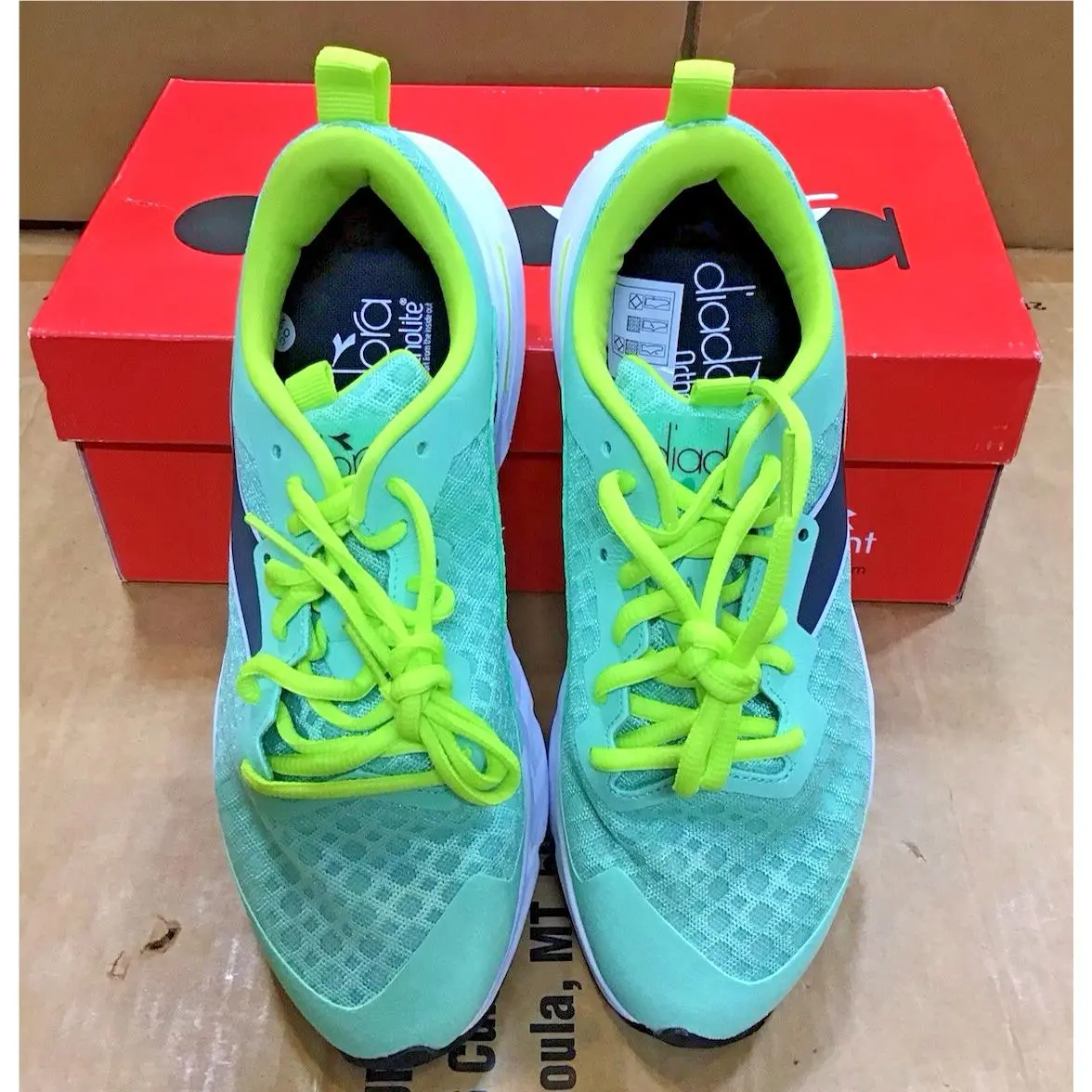 Diadora shoes - diadora Mythos Blushield Volo W Running - 176896-C9615 - Green 1